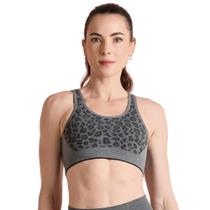 Top Lupo Dupla Face Animal print Seamless - 71903-001 - Mescla Grafit