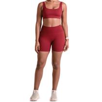 Top Lupo Seamless Basic Canelado Feminino - Vermelho Top Lupo Seamless Basic Canelado Feminino - Vermelho