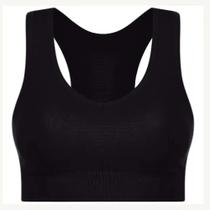 Top Lupo Seamless Basic com bojo - 71856-001 - Preto