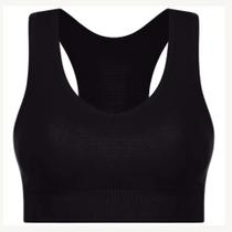 Top Lupo Seamless Basic com bojo - 71856-001 - Preto Top Lupo Seamless Basic com bojo - 71856-001 - Preto