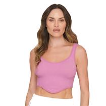 Top malha canelada Lua Luá Corsetry Feel Comfy