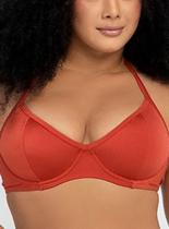 Top Meia Taça Banho de Mar 621.115 Plus Size Liso Poliéster T. 48/54