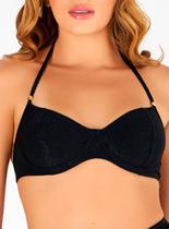Top Meia Taça Banho de Mar 623.111 Feminino Texturizado Com Recorte Microfibra T. 44/48 Top Meia Taça Banho de Mar 623.111 Feminino Texturizado Com Recorte Microfibra T. 44/48