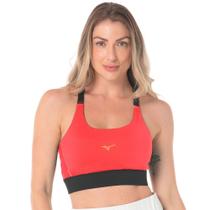 Top Mizuno - High - Feminino - Coral/Preto