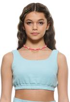 Top moletom Tricot Teens Menina Azul Poah Noah Top moletom Tricot Teens Menina Azul Poah Noah
