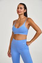 Top MX com Decote Cajubrasil Azul Fly