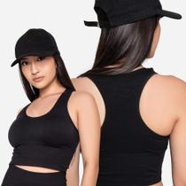 Top Nadador Academia Fitness Impllus Alça Larga Sem Costura