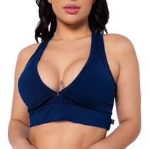 Top Nadador Básico Decote Com Bojo Removível Top Nadador Básico Decote Com Bojo Removível