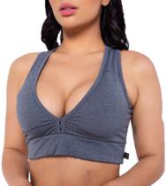 Top Nadador Básico Decote Com Bojo Removível Top Nadador Básico Decote Com Bojo Removível