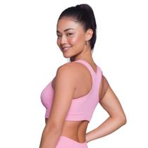 Top Nadador Canelado Sem Costura Sport Academia Selene 20916