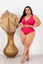 Top Nadador Feminino- Com Bojo Removível Plus Size- Reforçado