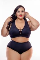 Top Nadador Feminino- Com Bojo Removível Plus Size- Reforçado