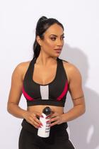 Top Nadador Fitness com Tela na Parte Frontal Academia Feminino F7NEWSTYLE