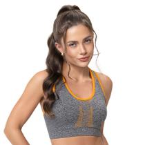 Top Nadador Fitness Dupla Face Sem Costura Mescla 830 Zee Rucci