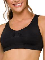 Top Nadador Fitness Em Microfibra Sem Costura Selene 20905