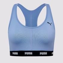 Top Nadador Puma com Bojo Removível Feminino Azul Top Nadador Puma com Bojo Removível Feminino Azul