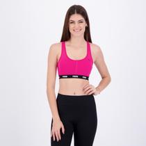 Top Nadador Puma com Bojo Removível Feminino Rosa