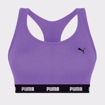 Top Nadador Puma com Bojo Removível Feminino Roxo