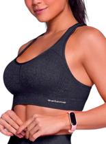 Top Nadador Selene 20926.001 FemininoFitness Sem Costura Microfibra T. P/GG