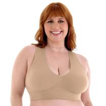 Top Nadador Zee Rucci Bojo removível sem costura ZR0300