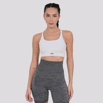 Top Olympikus Corre Médio Impacto Feminino Branco
