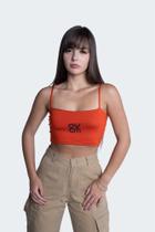 Top Overcome Round Logo Laranja