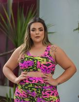 Top para Academia Feminino Plus Size Estampado Top para Academia Feminino Plus Size Estampado