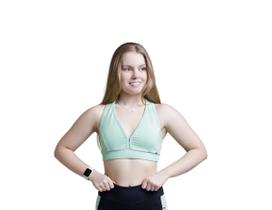 Top Plus Size Academia Fitness Blusa Feminina Cropped Ginástica Cross Treino Costa Fechada - Dafer Fitness