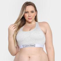 Top Plus Size Calvin Klein Cropped Feminino