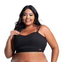 Top Plus Size Cropped Sutiã Soutien Algodão Conforto Marina Top Plus Size Cropped Sutiã Soutien Algodão Conforto Marina