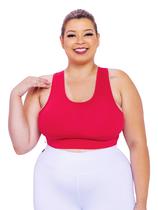 Top Plus Size Essencial Fitness Nadador Super Confortável Fitness