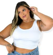 Top Plus Size Reforçado Cropped Super Sustentação xxg 48/54