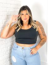 Top Plus Size Reforçado Cropped Super Sustentação xxg 48/54