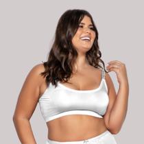 Top Plus Size Sem Bojo Alça Reforçada