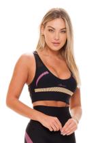 Top power fit rola moça