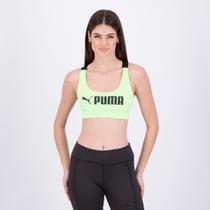 Top Puma Mid Impact Feminino Verde
