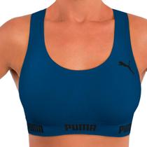 Top Puma Original Feminino Academia Fitness Nadador Sem Costura S/ Bojo Ótima Sustentação Confortável 27070