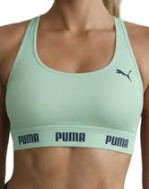 Top Puma Original Feminino Academia Fitness Nadador Sem Costura S/ Bojo Ótima Sustentação Confortável 27070