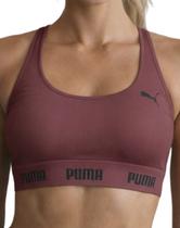Top Puma Original Feminino Academia Fitness Nadador Sem Costura S/ Bojo Ótima Sustentação Confortável 27070