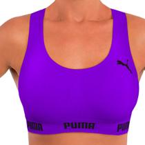 Top Puma Original Feminino Academia Fitness Nadador Sem Costura S/ Bojo Ótima Sustentação Confortável 27070
