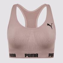 Top Puma Sem Costura Feminino Marrom Top Puma Sem Costura Feminino Marrom