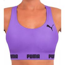 Top Puma Sem Costura Feminino - Roxo Top Puma Sem Costura Feminino - Roxo