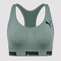 Top Puma Sem Costura Feminino Verde