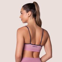 Top Quadriculado Sem Costura com Bojo Removível Selene