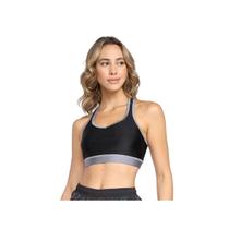 Top Rainha Feminino Shine 4421015 Preto/Prata