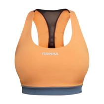 Top Rainha Tulle Feminino - Tangerina