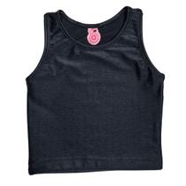 Top Regata Infantil Preto Vision Top Regata Infantil Preto Vision