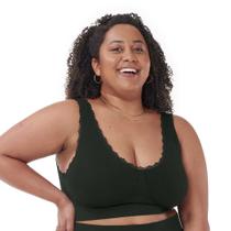 Top Renda Bojo Removível Plus Size Zee Rucci 0300-075 Top Renda Bojo Removível Plus Size Zee Rucci 0300-075
