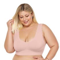 Top Renda Bojo Removível Plus Size Zee Rucci 0300-075 Top Renda Bojo Removível Plus Size Zee Rucci 0300-075