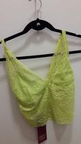 Top renda displicent feminino